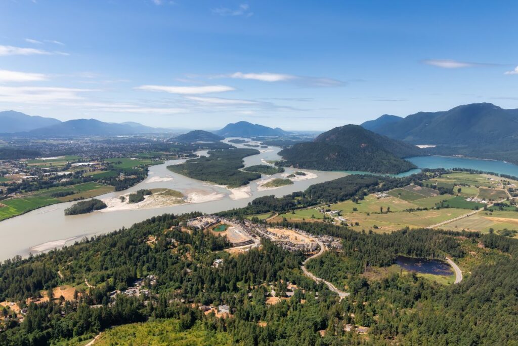 Fraser Valley view where Armacom Plumbing provides plumbing services