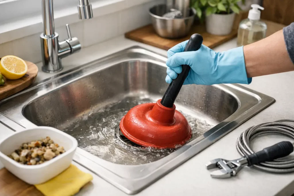How to Unclog Kitchen Drain the Right Way