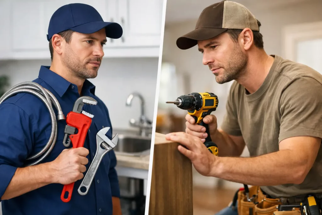 Plumber vs Handyman Repairs: Who to Call
