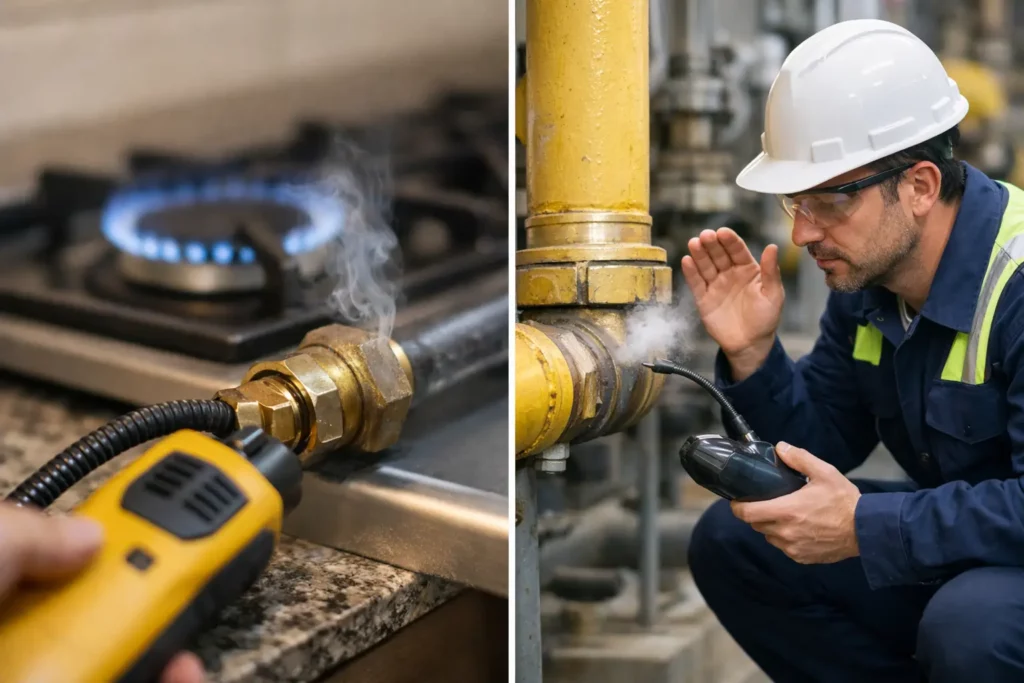 How to Spot Gas Leaks at Home or Work
