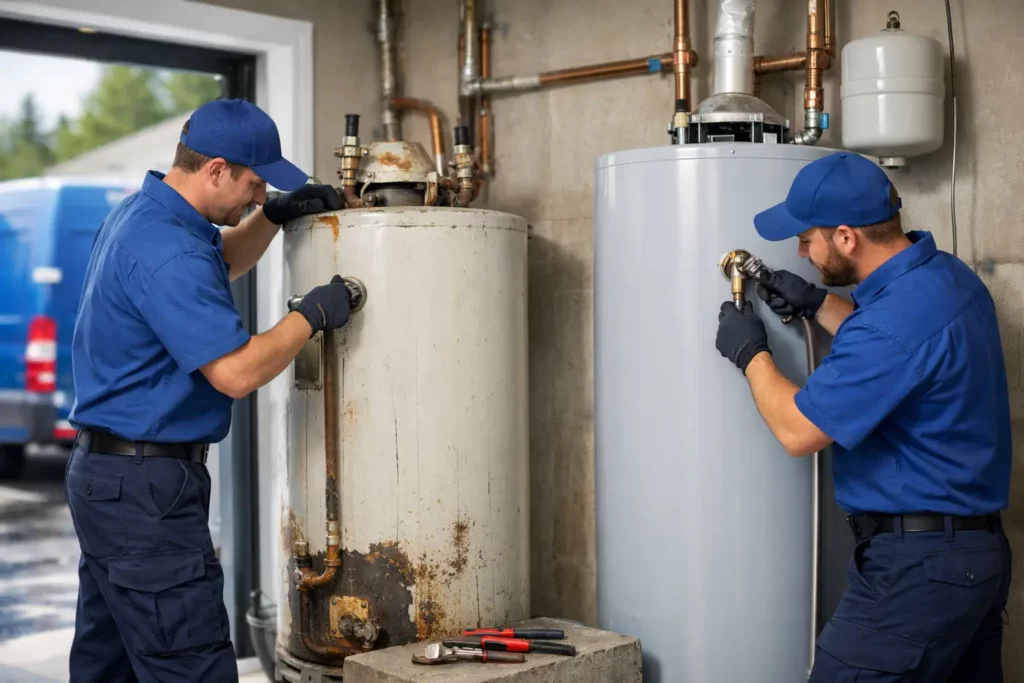 Water Heater Replacement Example: What It Shows
