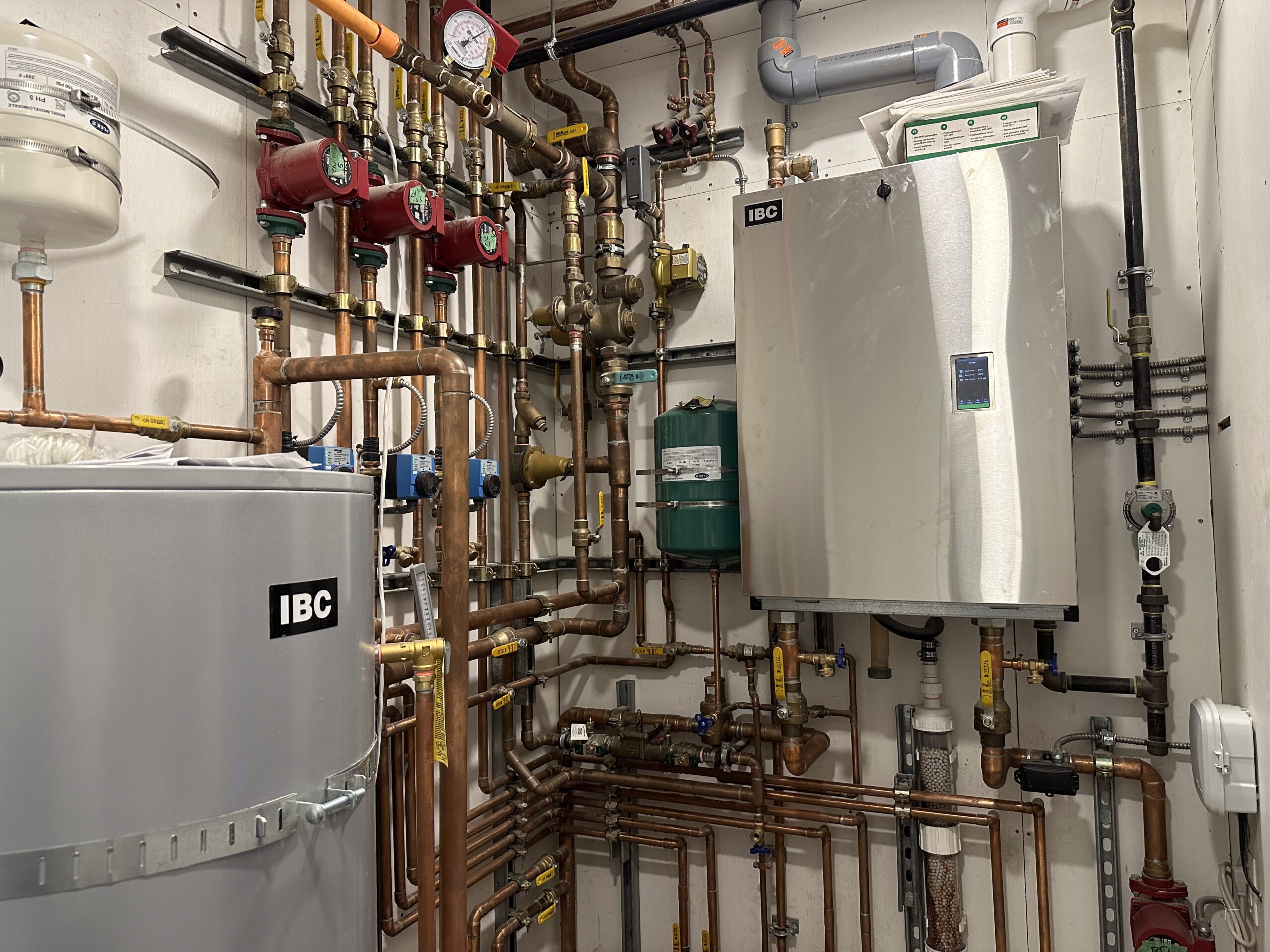 Boiler installation and hydronic heating system in Chilliwack