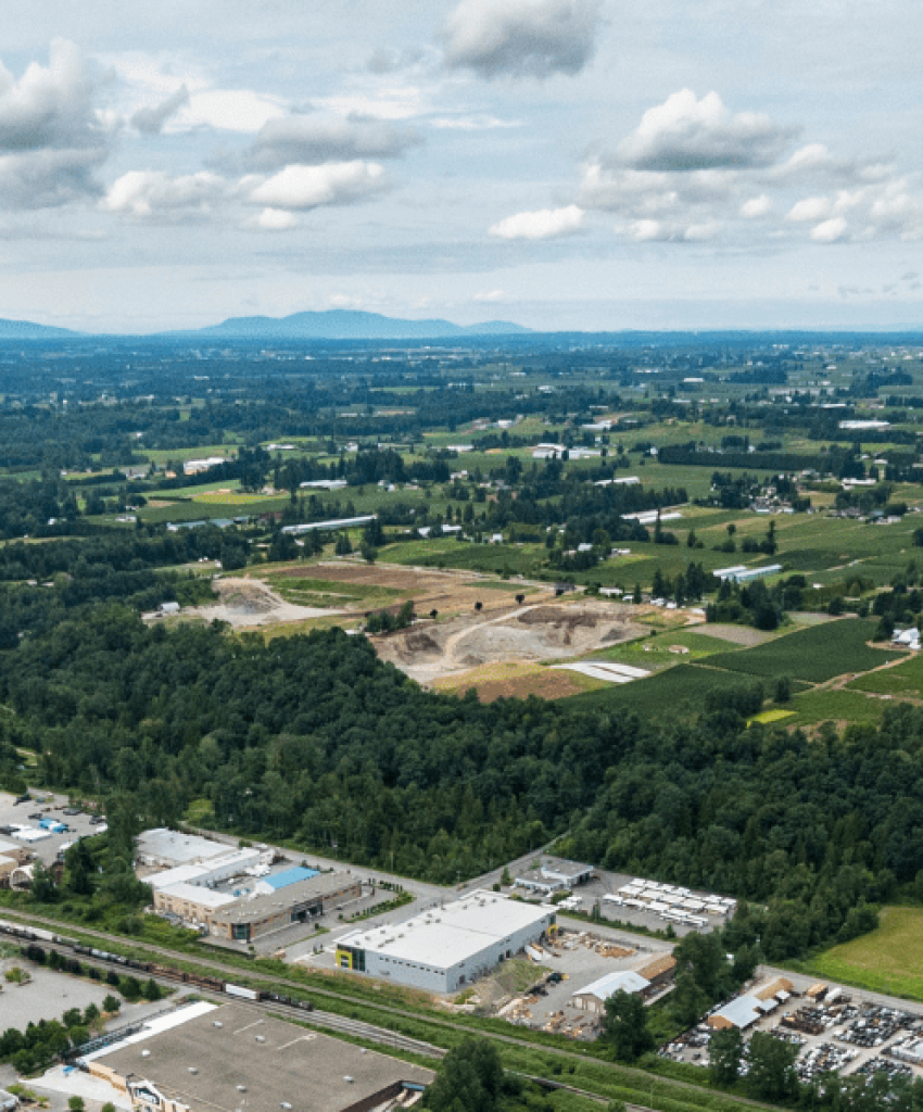 A view of the natural surrounds of Abbotsford including green space all of which is served by Abbotsford Plumbing Service Armacom Plumbing